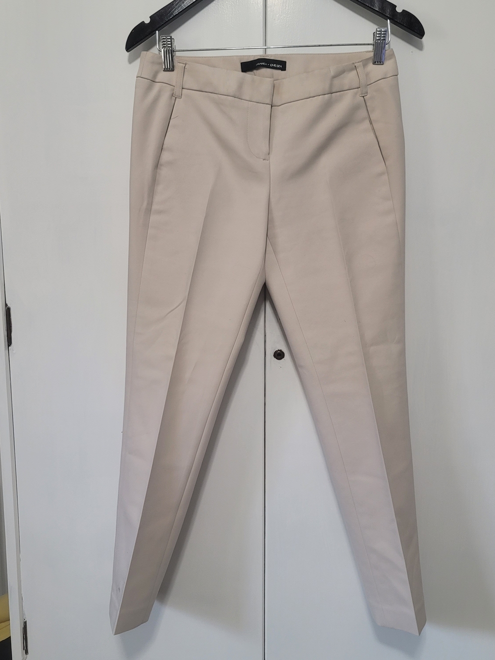 Amanda & Chelsea Light Beige Slim Tailored Pants